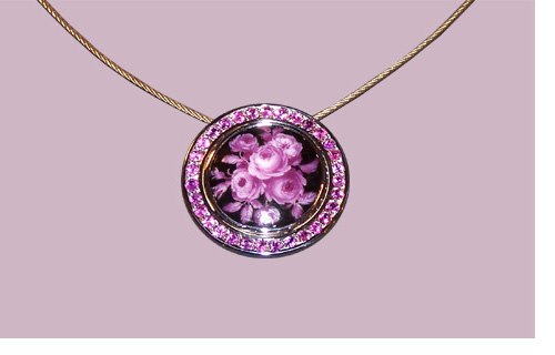 roses with sapphires